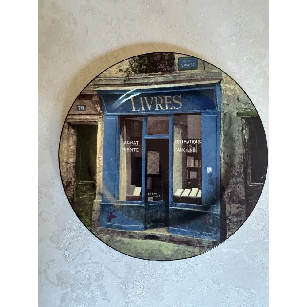 Livres Sakura French Bistro Plate By Chiu Tak Hak Art In Motion
